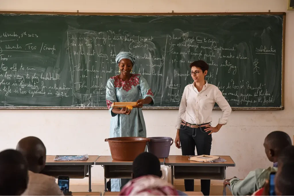 --Training workshop on making paper from cellulose sheets Bamako Mali Nov 2023-30 1